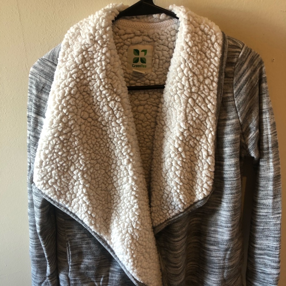 Extremely soft Grey Jacket.